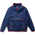 2021 Patagonia Synchilla Fleece Anorak, New Navy & Smolder Blue (L)