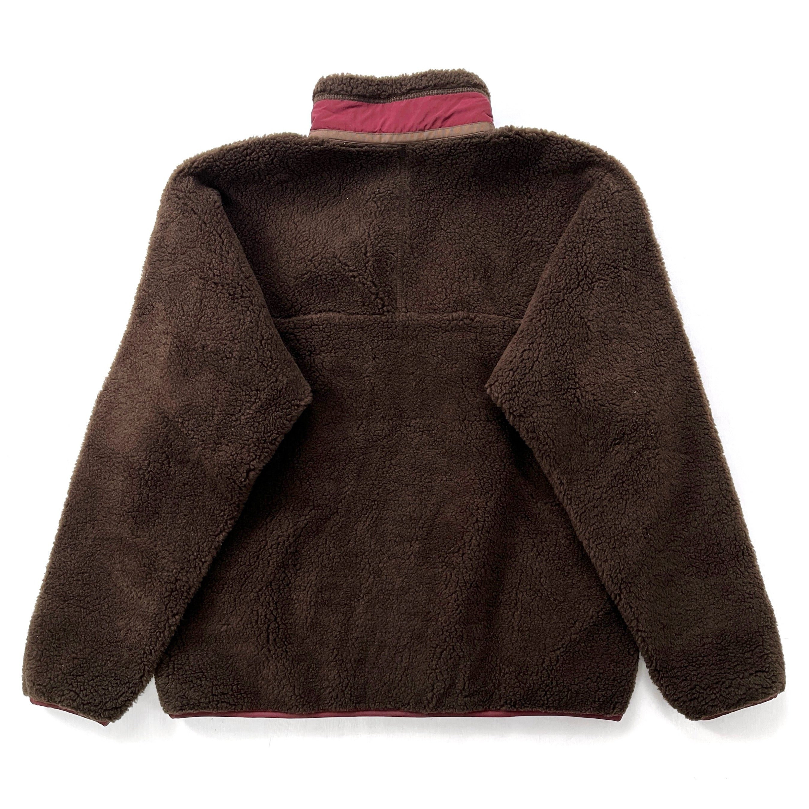 2011 Patagonia Retro-X Fleece Jacket, Black Oak & Pomegranite (L)