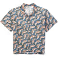 1992 Patagonia Mens A/C Cotton Print Shirt, Fish: Seaweed (XL)