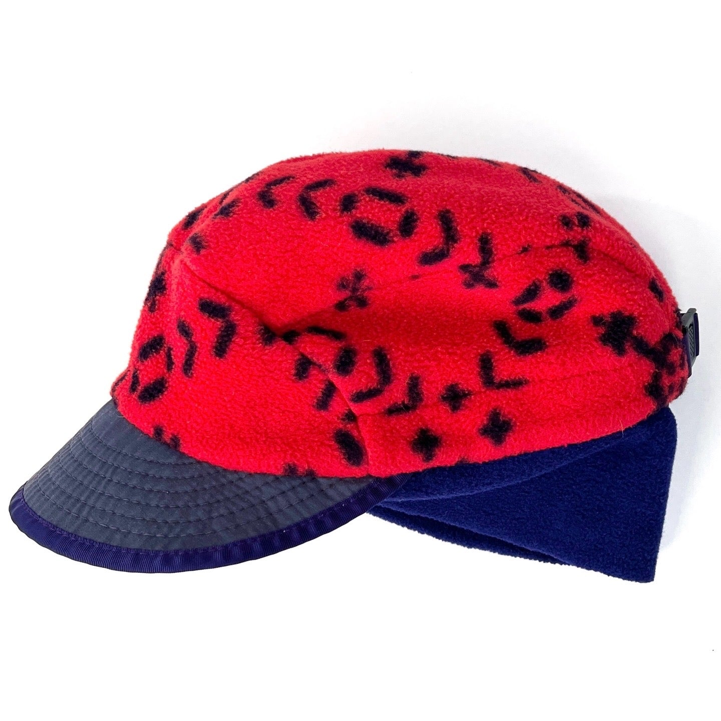 1994 Patagonia Made In The U.S.A. Synchilla Duckbill Cap, Sno: French Red (L)