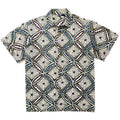 1995 Patagonia Surya Batik Cotton Shirt, Big Tapa: Dark Olive (XL)