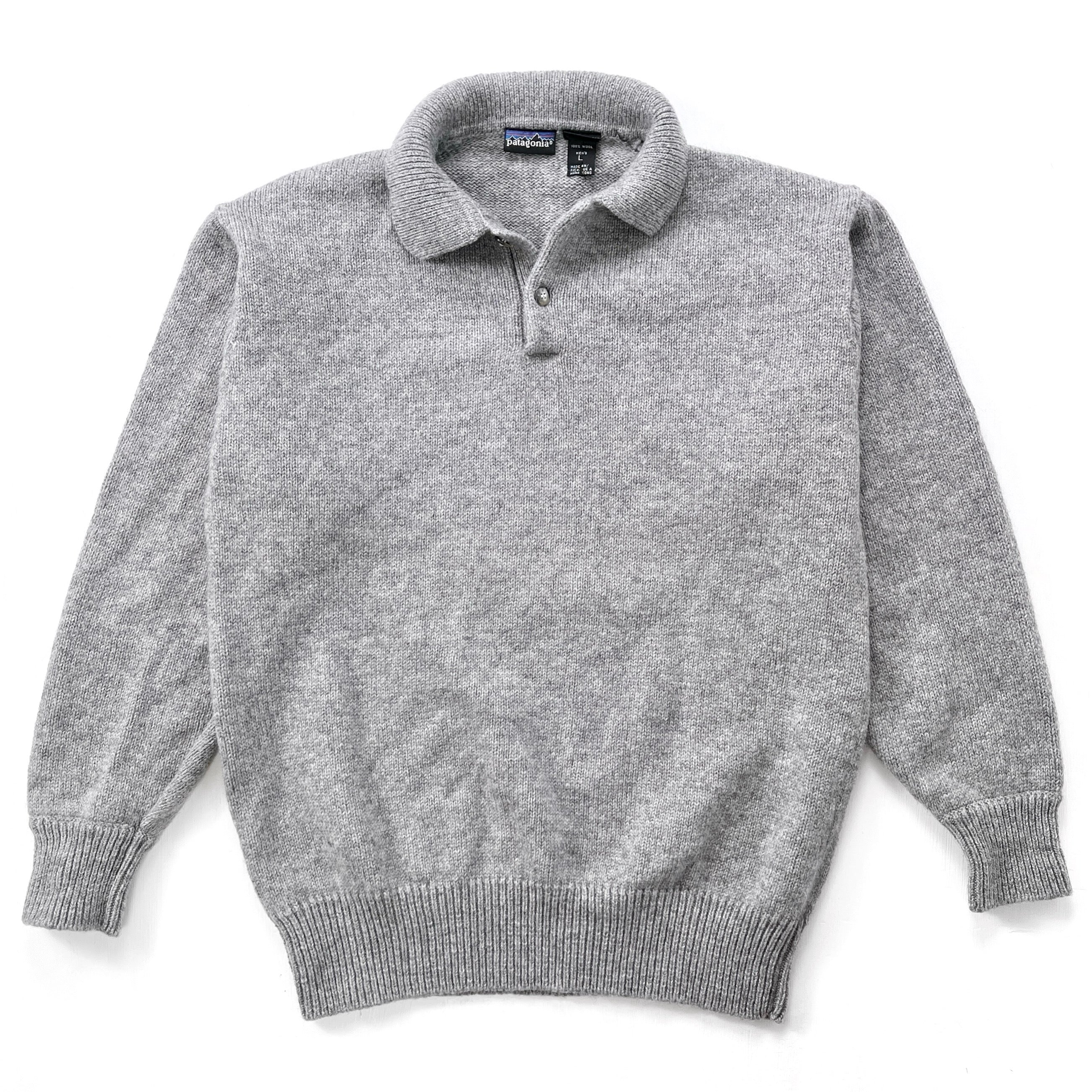 Patagonia cheapest Men’s Wool Collared Button Sweater - L