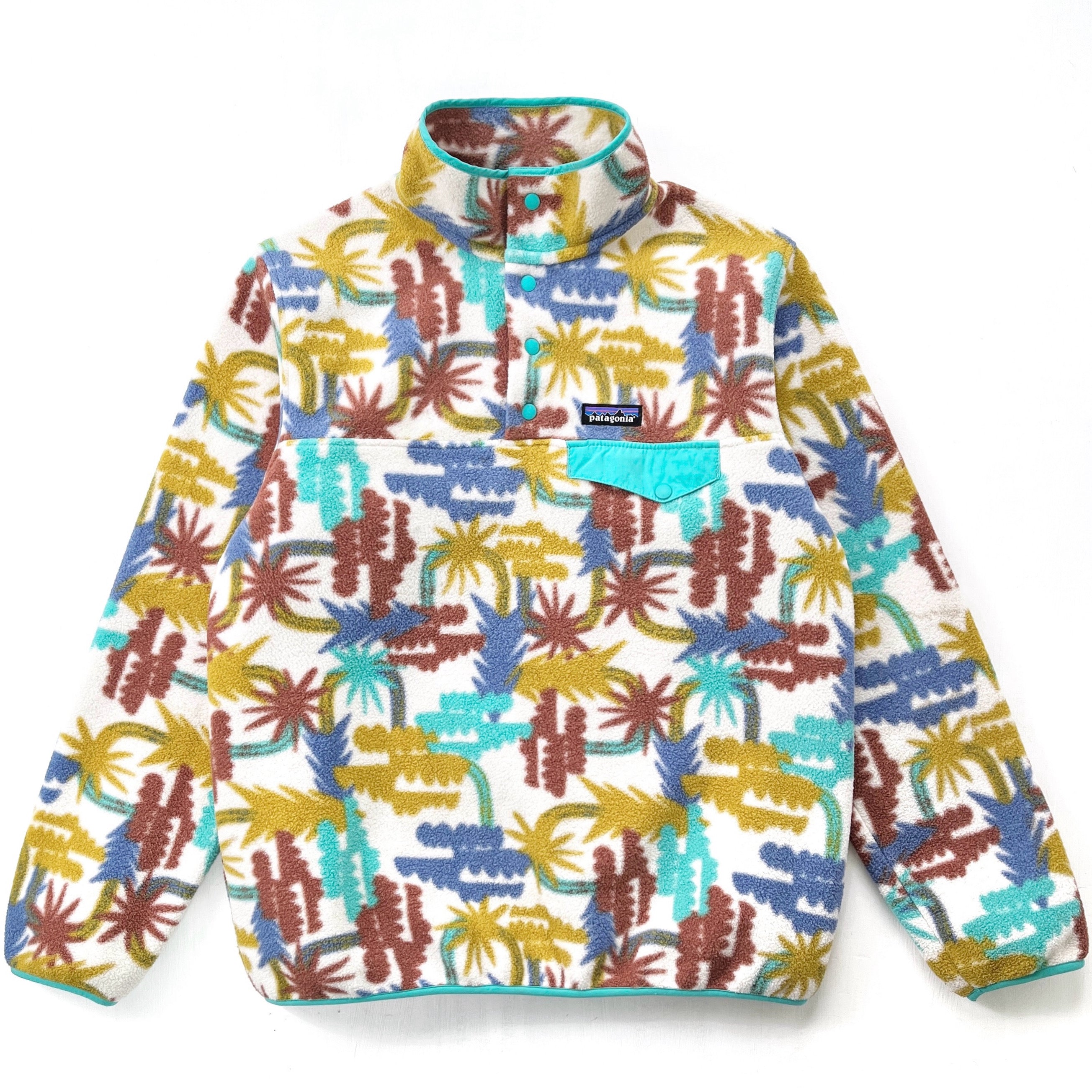 2022 Patagonia Womens Printed Synchilla Snap-T, Tree Connection (M)