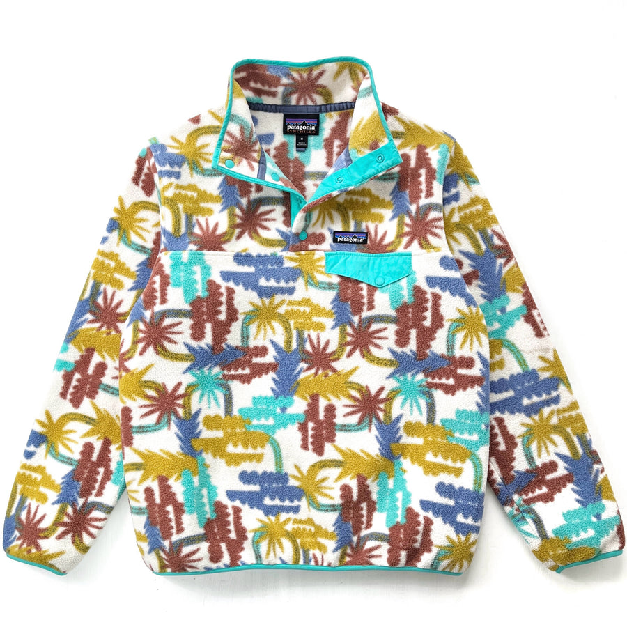 2022 Patagonia Womens Printed Synchilla Snap-T, Tree Connection (M)