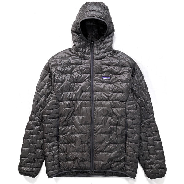 2019 Patagonia Mens Micro Puff Insulated Hoodie, Forge Grey (L)
