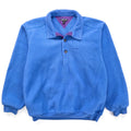 1991 Patagonia Collared Synchilla Fleece Sweater, Bright Blue (XL)