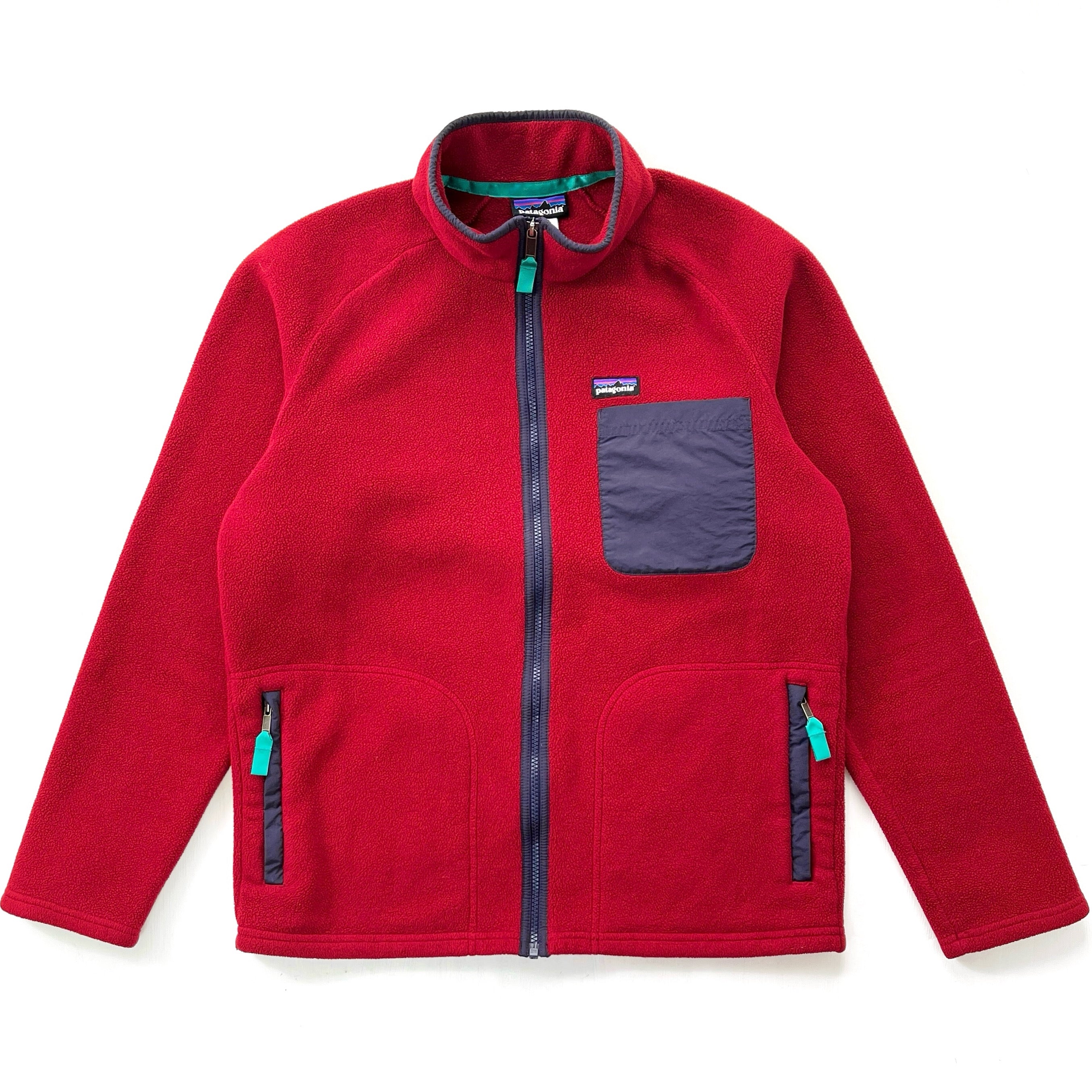 2013 Patagonia Karstens Full-Zip Fleece Jacket, Wax Red (M)