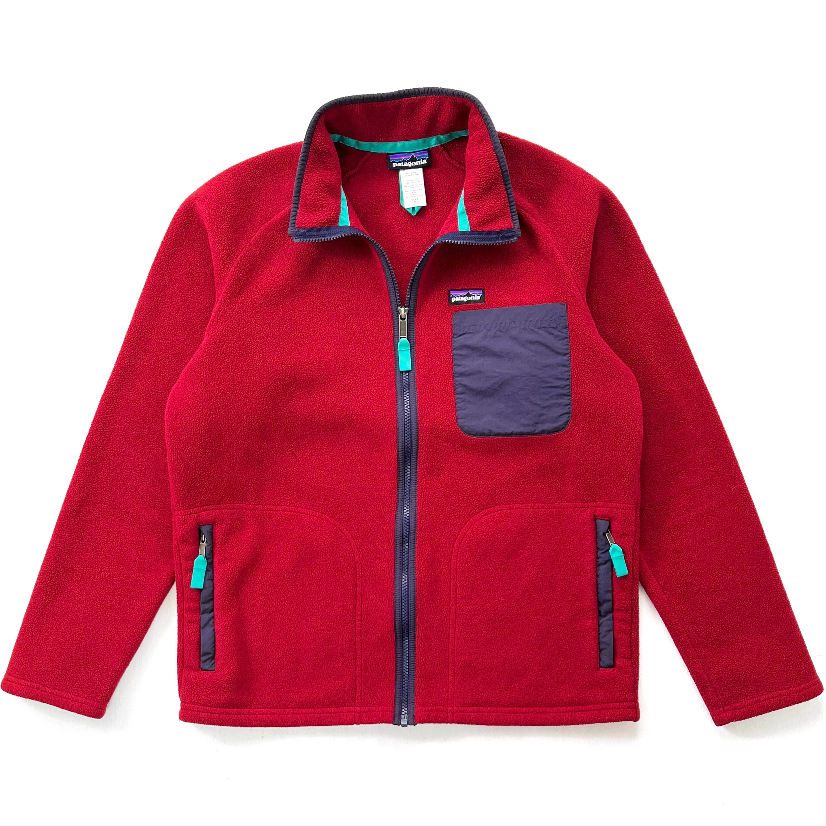 2013 Patagonia Karstens Full-Zip Fleece Jacket, Wax Red (M)