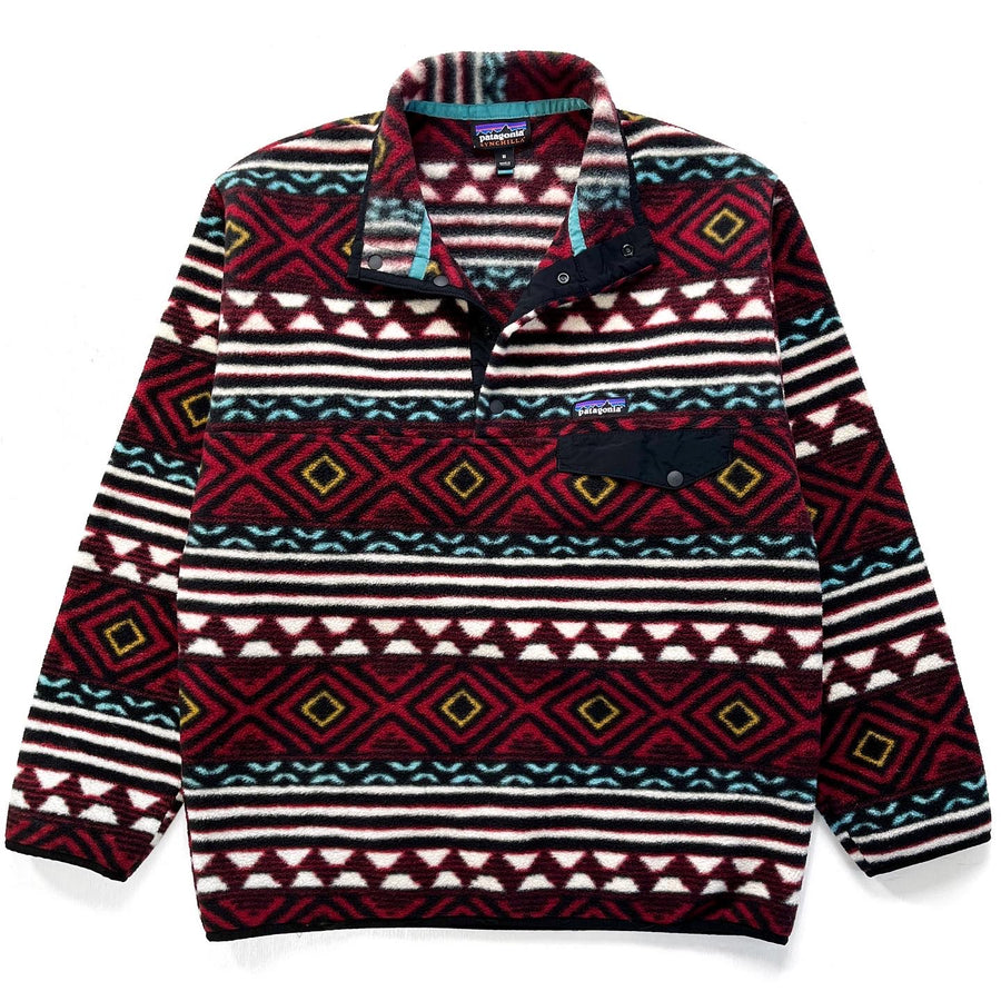 2016 Patagonia Printed Synchilla Snap-T, Saltillo: Cinder Red (M)