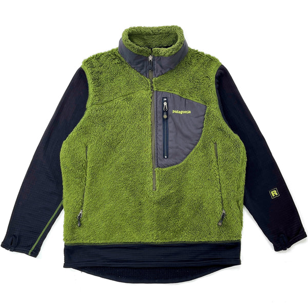 2003 Patagonia R2 Alpinefur Fleece Pullover, Moss Green (M)