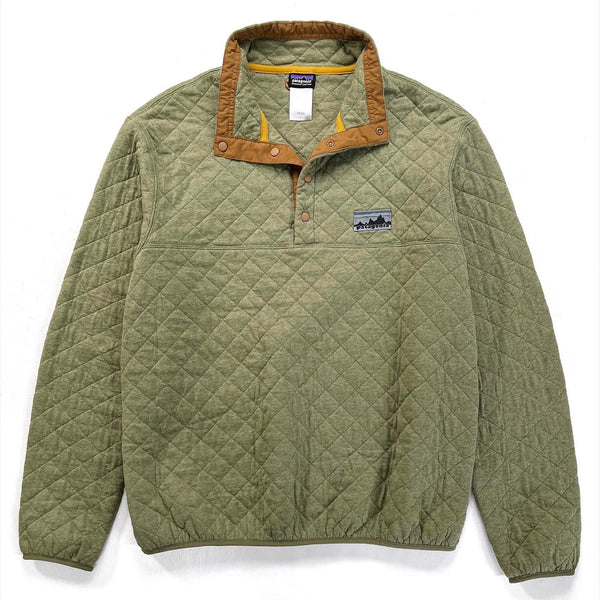 2014 Patagonia Legacy Diamond Quilt Snap-T, Fatigue Green (L)