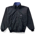 1993 Patagonia Shelled Synchilla Fleece Jacket, Black & Blue (M)