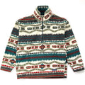 1994 Patagonia Printed Synchilla Sweater, Sacajawea: Ivory (M)