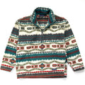 1994 Patagonia Printed Synchilla Sweater, Sacajawea: Ivory (M)