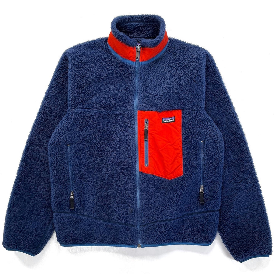 2006 Patagonia Classic Retro-X Jacket, Classic Navy & Red (M)