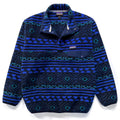 2016 Patagonia Printed Synchilla Snap-T, Saltillo: Navy Blue (M)