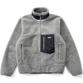 2011 Patagonia Classic Retro-X Fleece Jacket, Nickel & Black (M)