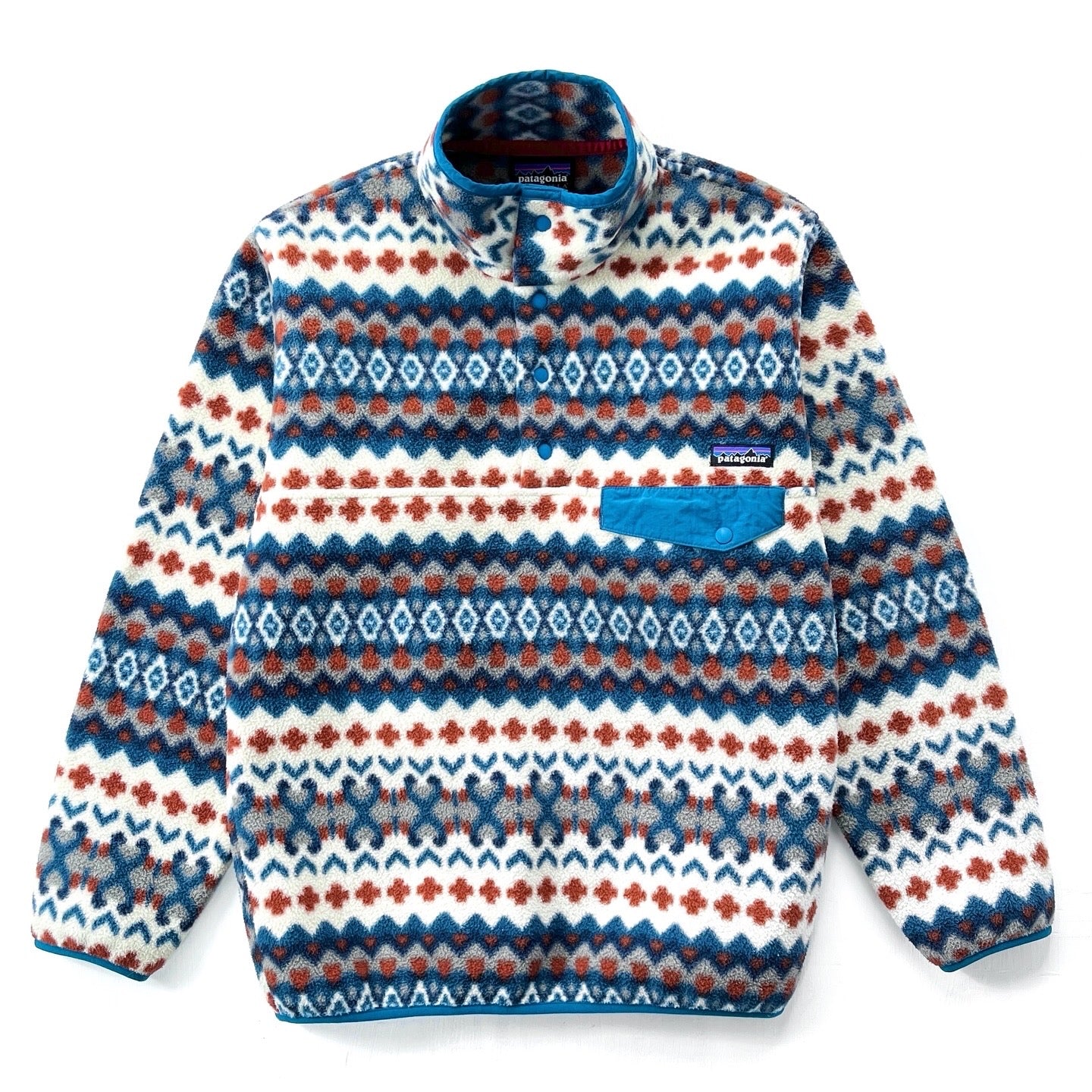 2015 Patagonia Printed Synchilla Snap-T, Cliff: Underwater (S)