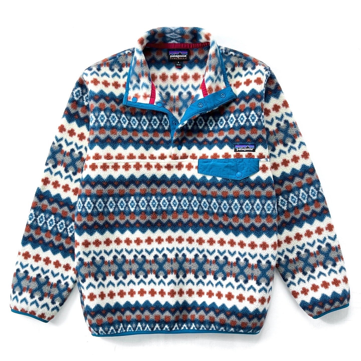 2015 Patagonia Printed Synchilla Snap-T, Cliff: Underwater (S)