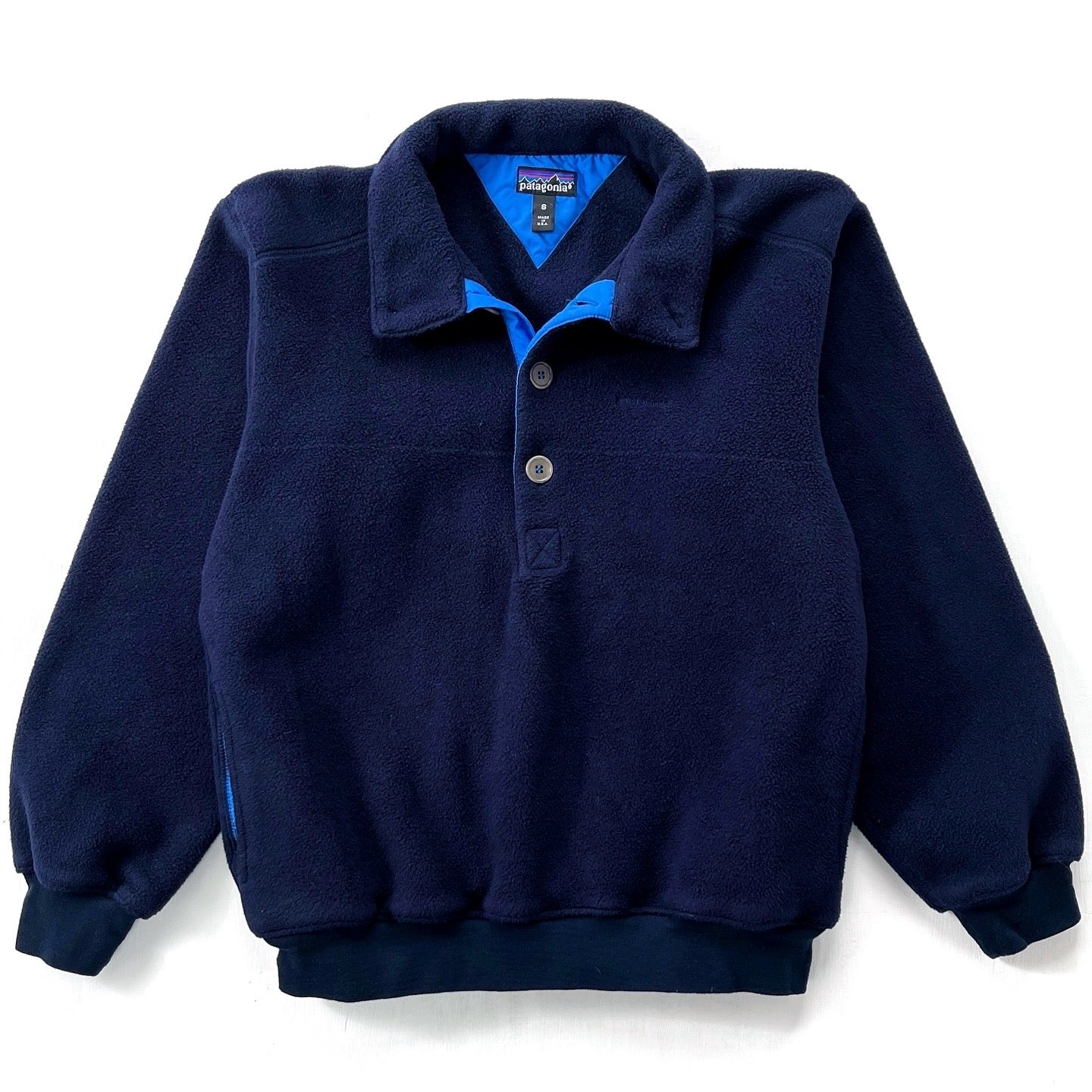 1991 Patagonia Made In The U.S.A. Collared Synchilla Sweater (S)