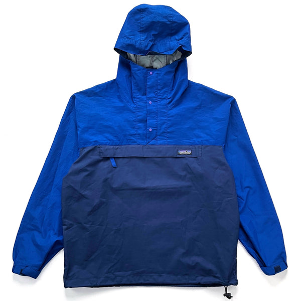 1997 Patagonia Nylon Pneumatic Pullover, Cobalt Blue & Navy (M/L)