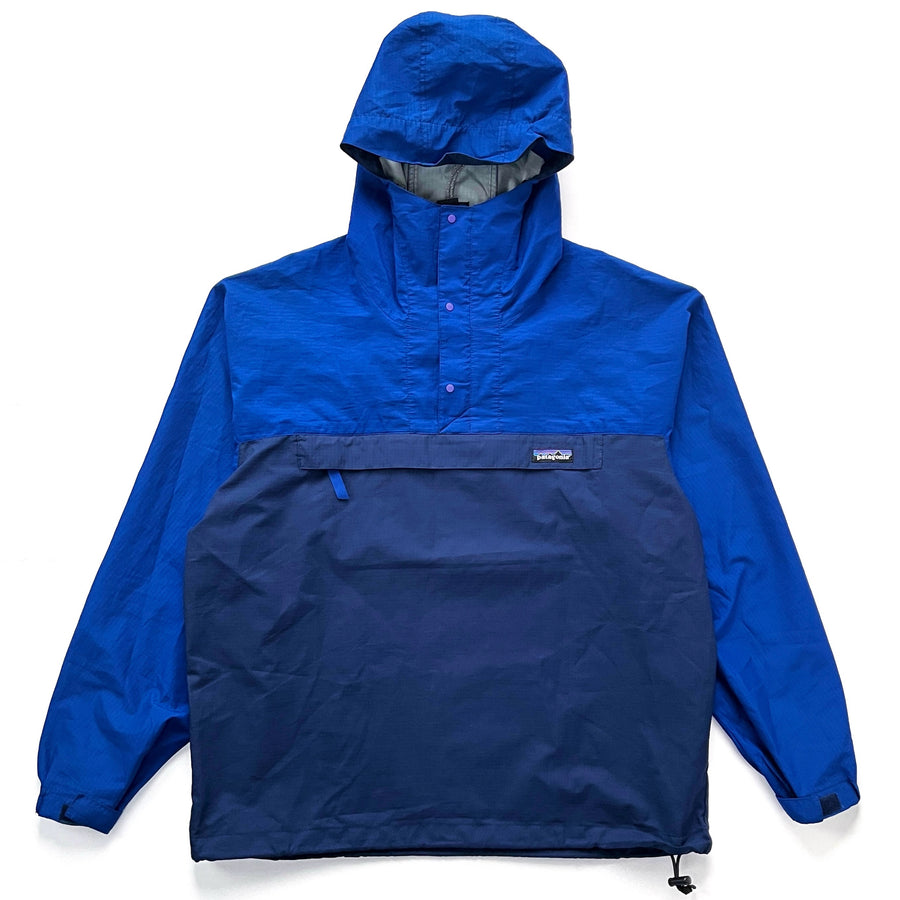 1997 Patagonia Nylon Pneumatic Pullover, Cobalt Blue & Navy (M/L)