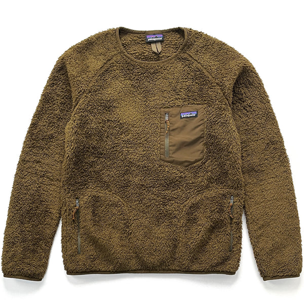 2018 Patagonia Los Gatos High-Pile Fleece Crewneck, Coriander Brown (S)