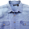 1992 Patagonia Garment Dyed Canvas Shirt, Prussian Blue (XL)