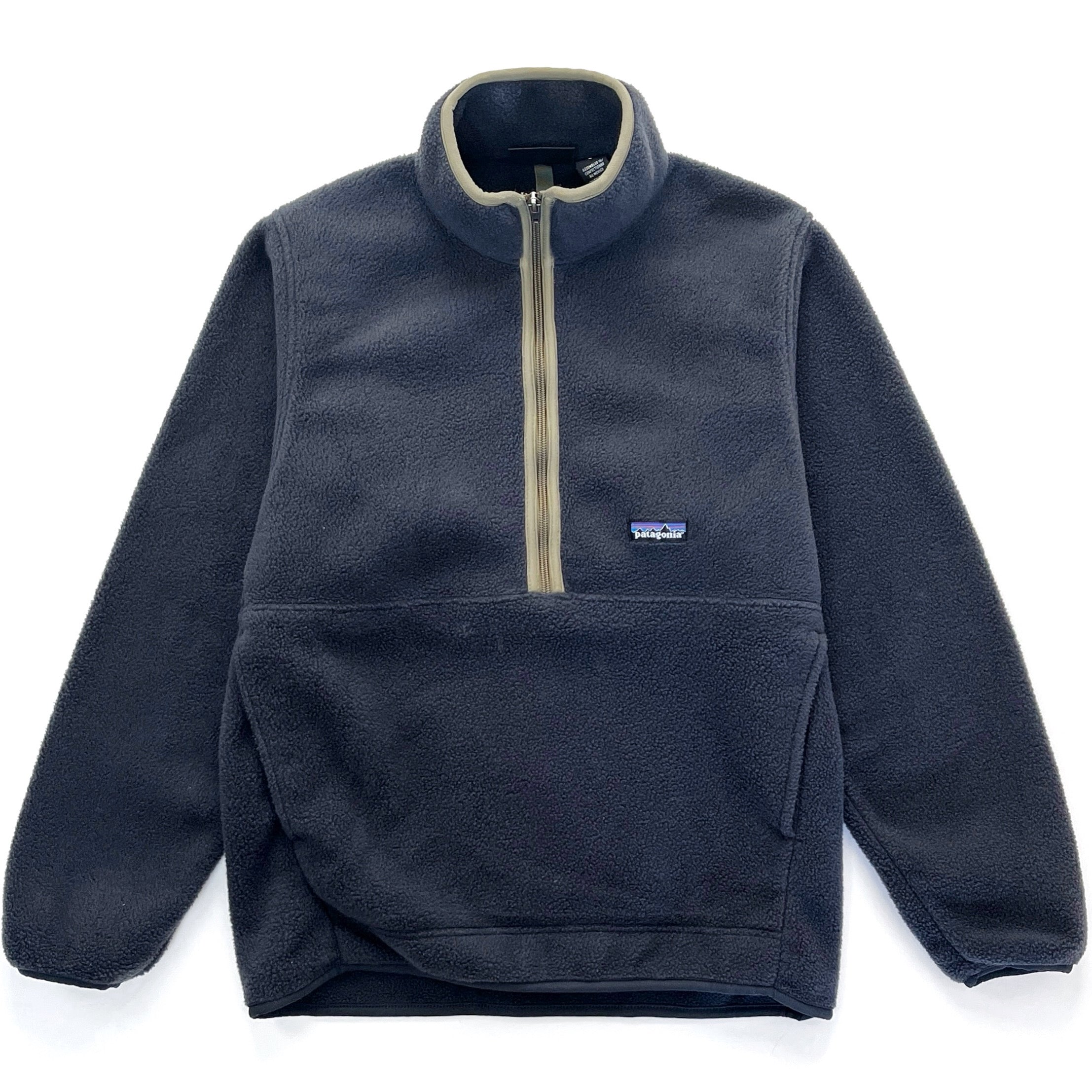 2001 Patagonia Synchilla Marsupial Fleece Pullover, Blueblack (S)