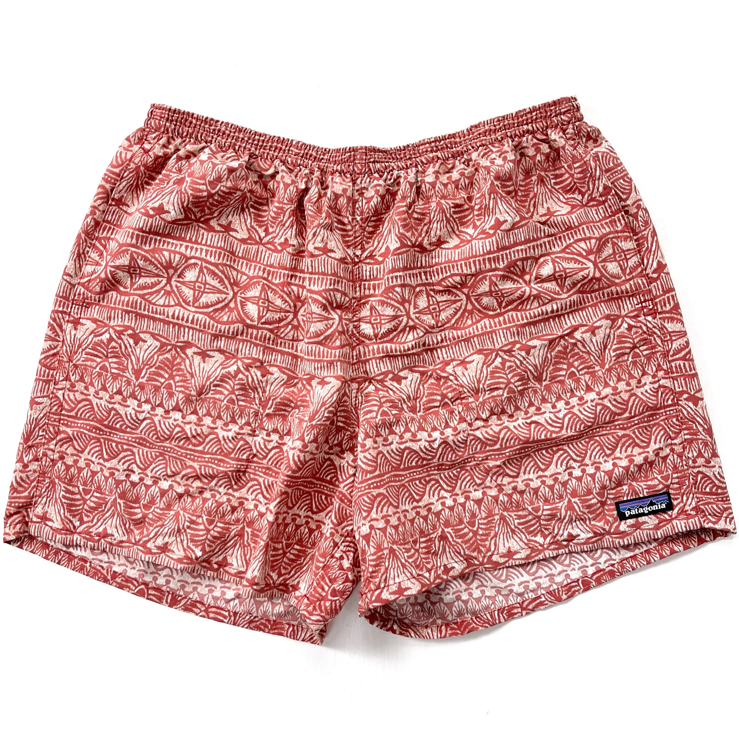 2019 Patagonia 5” Printed Nylon Baggies Shorts, Tradewinds (L)