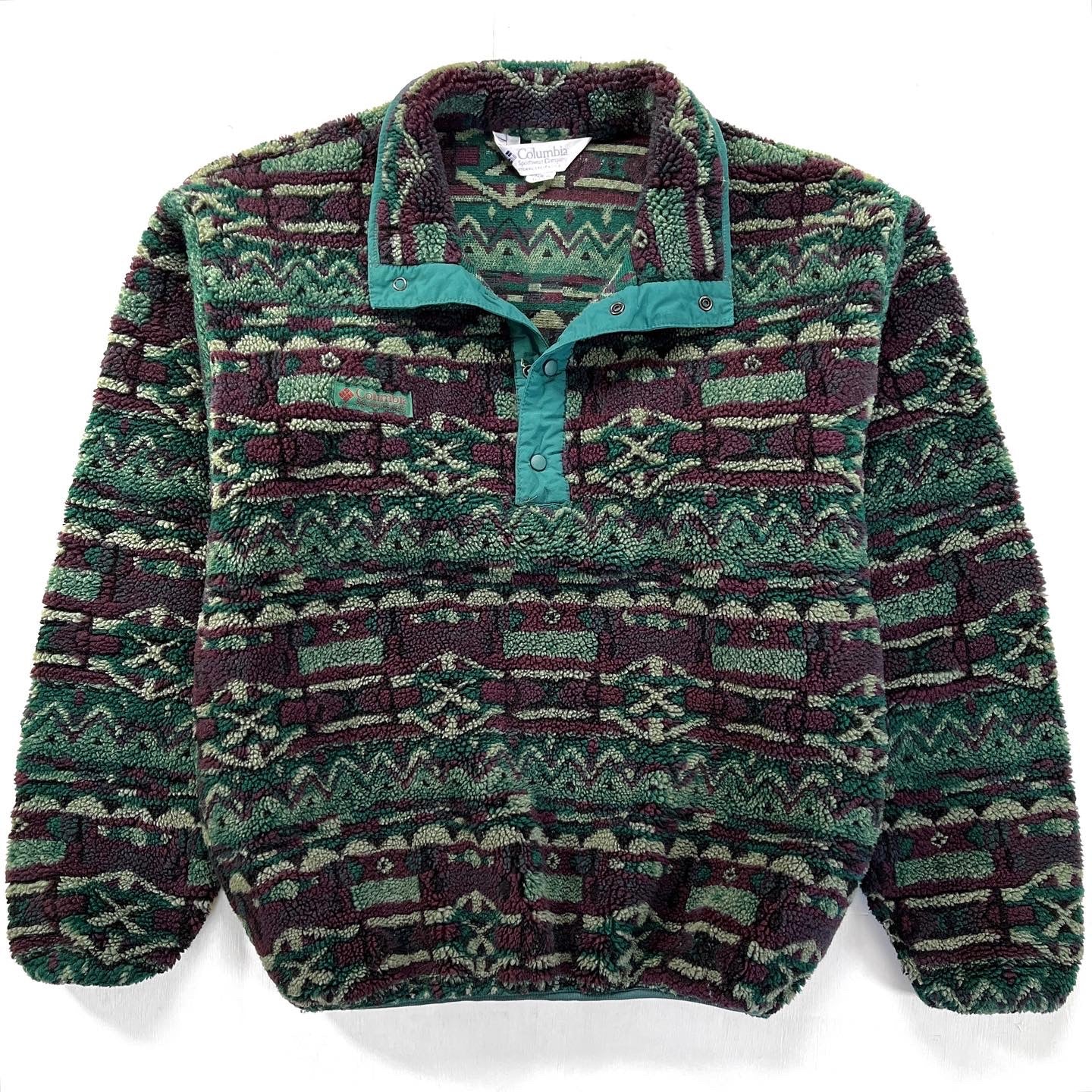 1990s Columbia Sportswear Made In The U.S.A. Deep Pile Pullover (L)