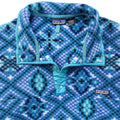1993 Patagonia Printed Synchilla Snap-T, Mosaic: Heather Grey (M)