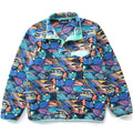 2023 Patagonia Womens Printed Synchilla Snap-T, Joy: Blue (XL)