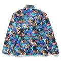 2023 Patagonia Womens Printed Synchilla Snap-T, Joy: Blue (XL)