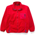 1988 Patagonia Made In The U.S.A. Synchilla Jacket, Grenadine (XL)
