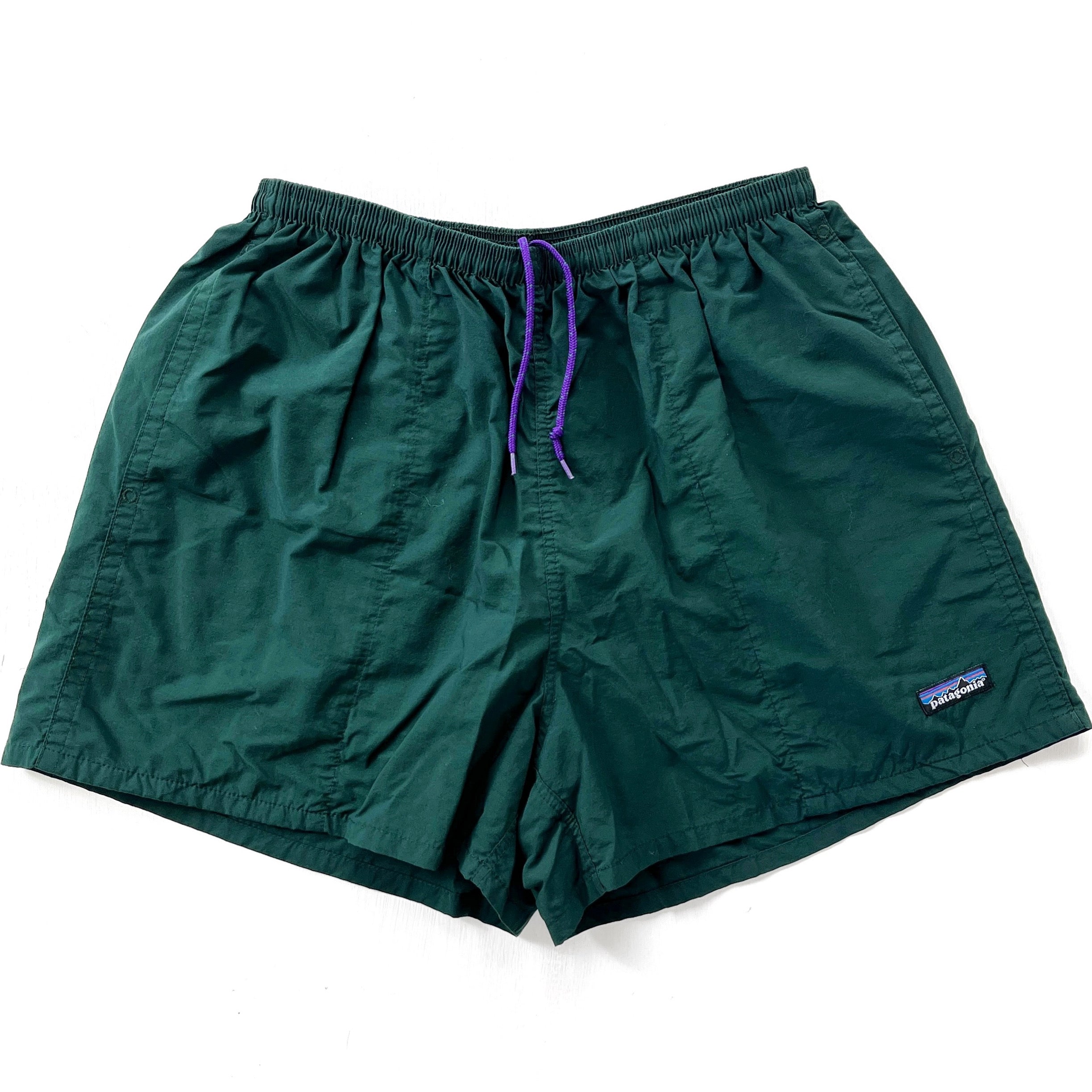 1998 Patagonia Made In The U.S.A. 3.5” Baggies Shorts, Hunter (L)