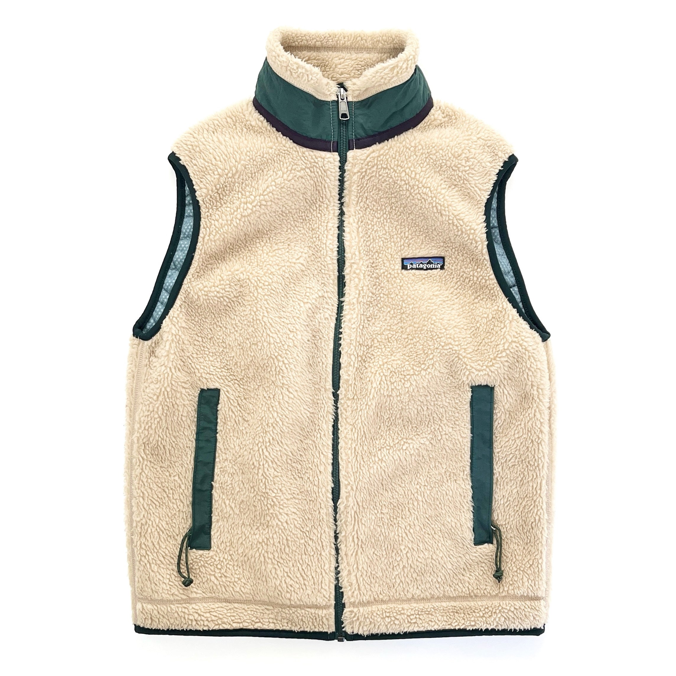 デッドストック　1997パタゴニア patagonia RETRO-X VEST 1997 Patagonia Made In The U.S.A. Retro-X Vest, Natural & Hunter
