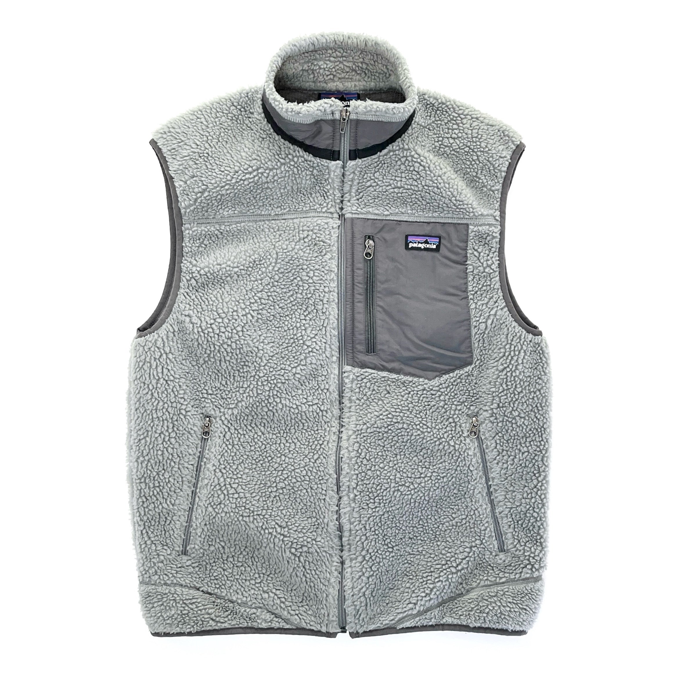 2013 Patagonia Classic Retro-X Fleece Vest, Narwhal Grey (S/M)