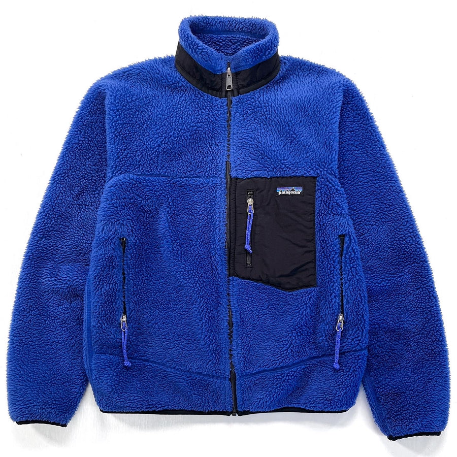 1998 Patagonia Classic Retro-X Jacket, Blue Ribbon & Black (S)