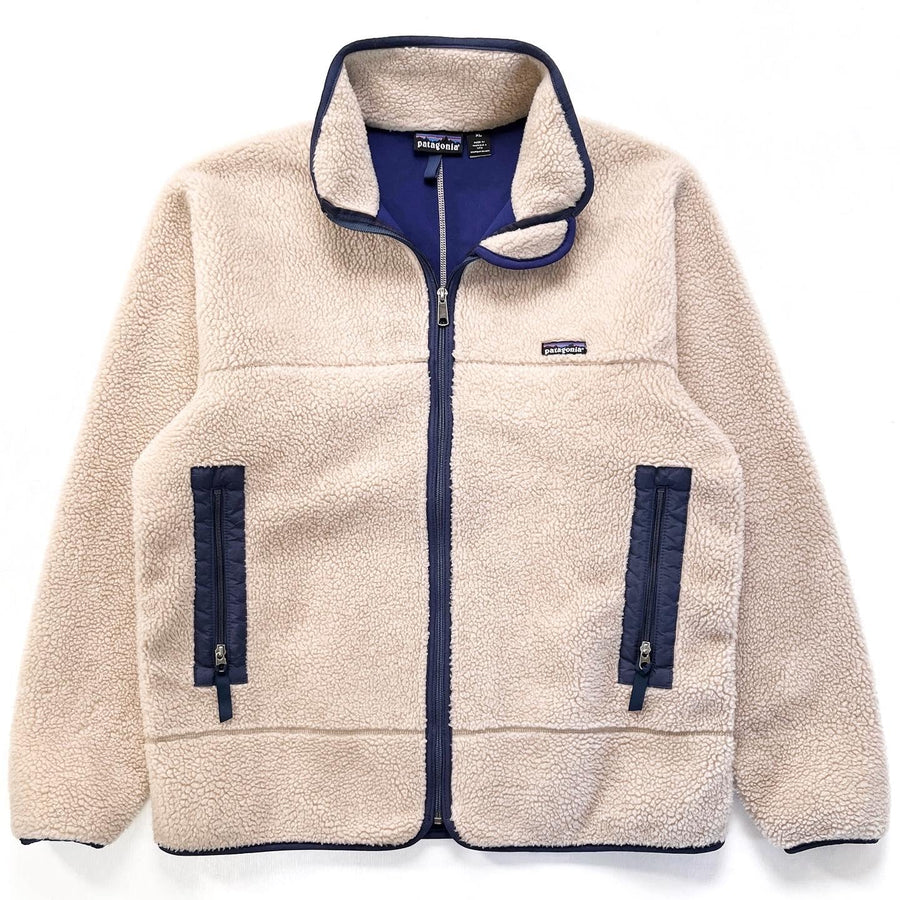 1994 Patagonia “First Year” Retro-X Jacket, Natural & Charred Blue (XL)