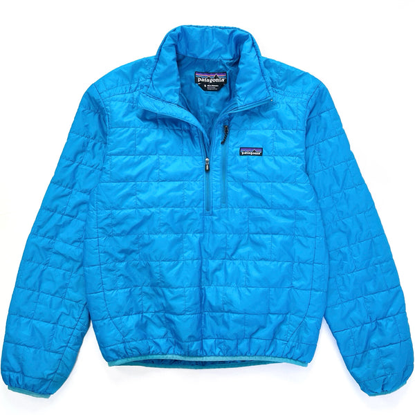 2013 Patagonia Nano Puff Insulated Half-Zip Pullover, Bright Blue (S)