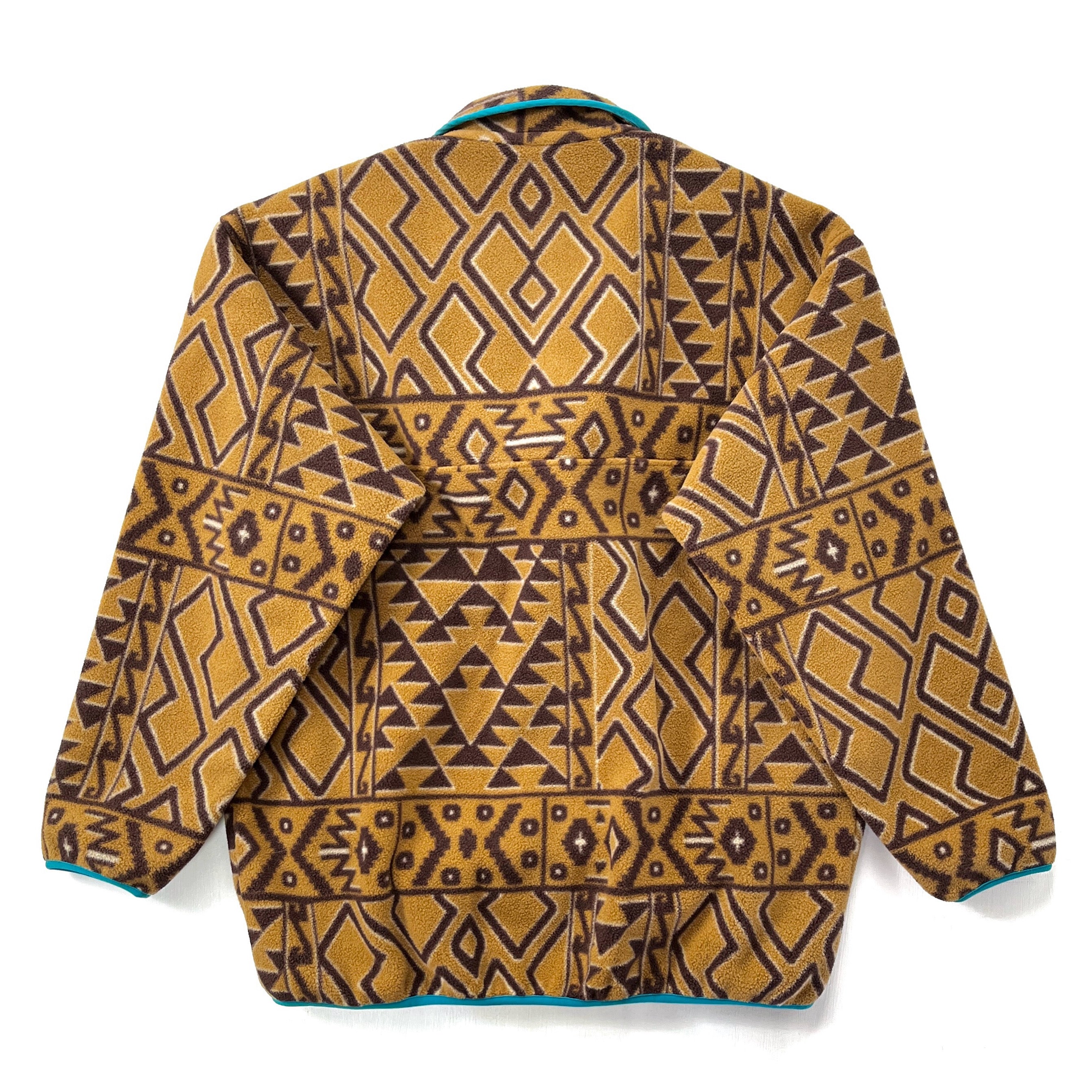 2014 Patagonia Printed Synchilla Snap-T, Montana Siete: Brown (L)