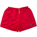 2000 Patagonia Mens 4” Nylon Baggies Shorts, Phoenix Red (L)