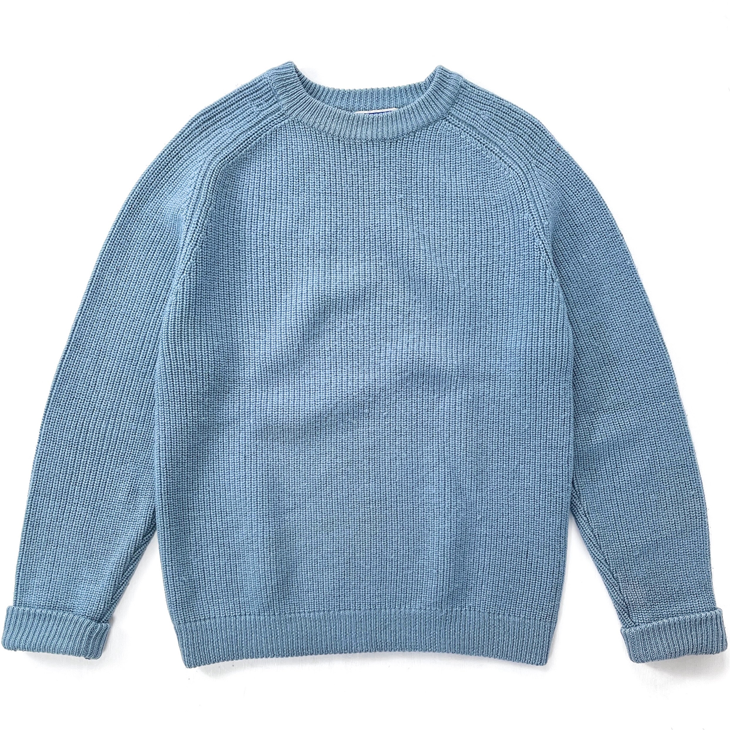 1970s Patagonia Wool Chamonix Guide Sweater, Glacier Blue (M/L)