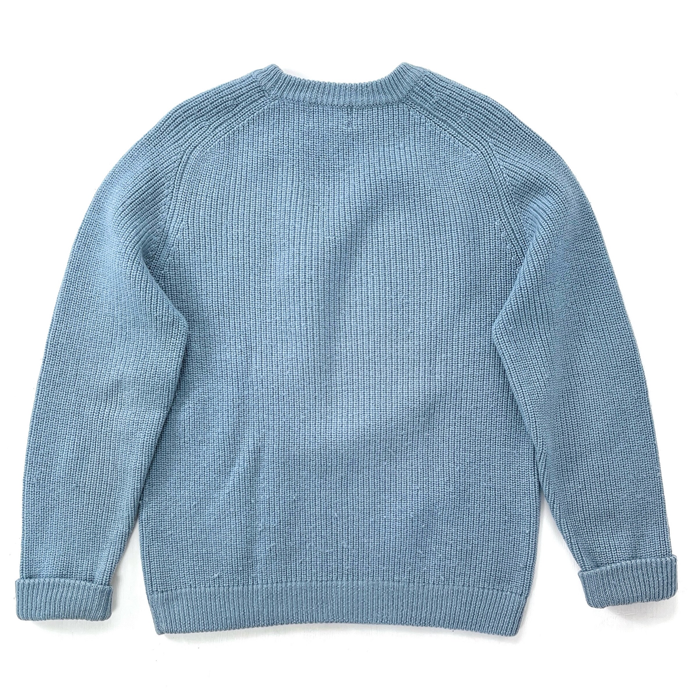 1970s Patagonia Wool Chamonix Guide Sweater, Glacier Blue (M/L)