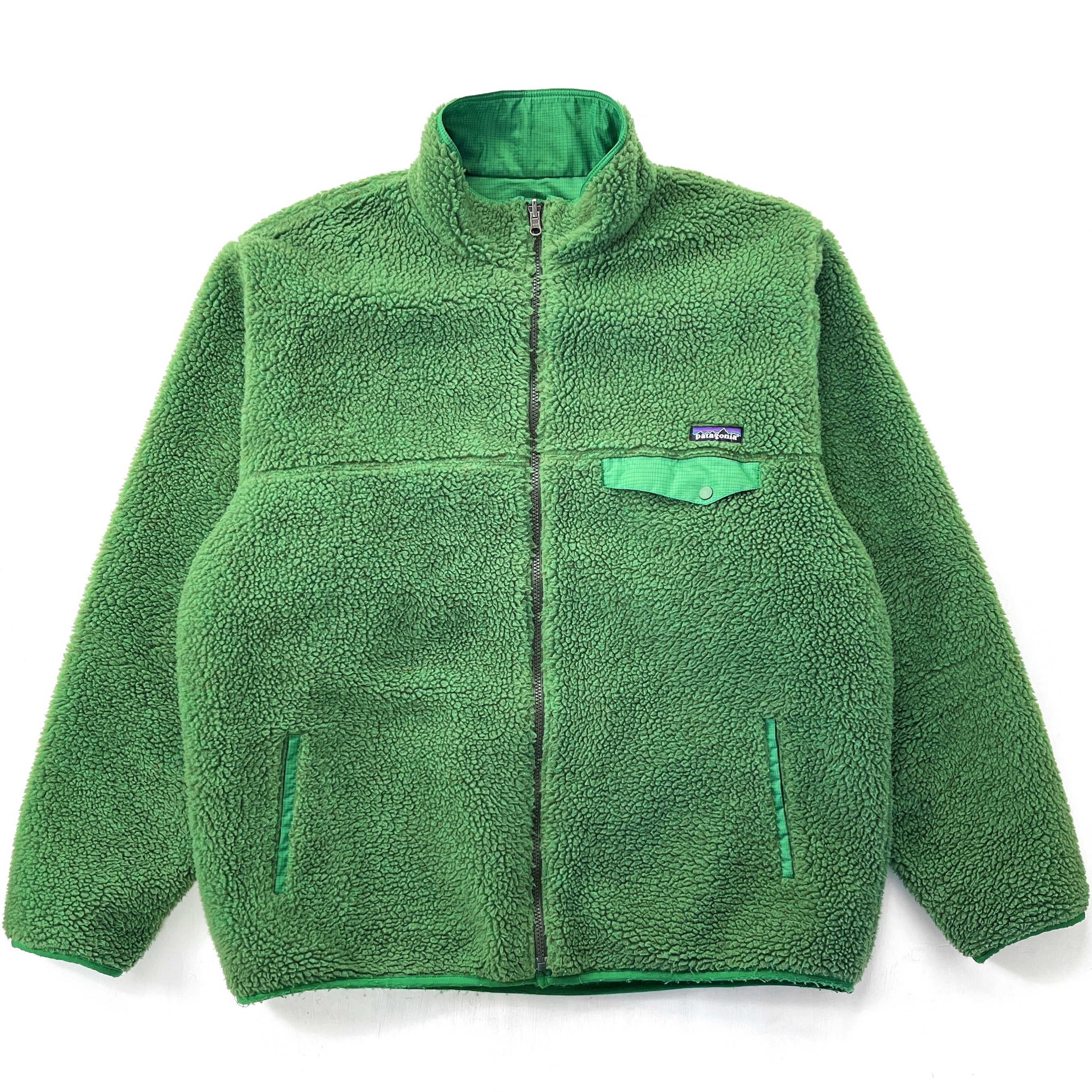 2007 Patagonia Reversible Deep Pile Full-Zip Snap-T, Vine (XL/XXL)