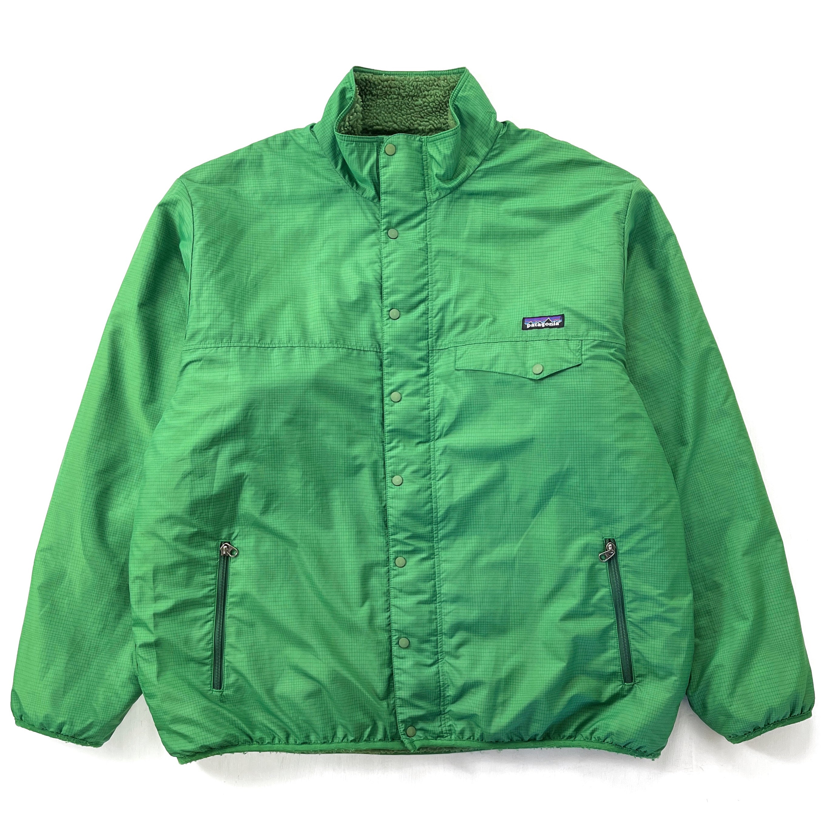 2007 Patagonia Reversible Deep Pile Full-Zip Snap-T, Vine (XL/XXL)