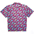1992 Patagonia Mens Cotton A/C Print Shirt, Fish: Red (L)
