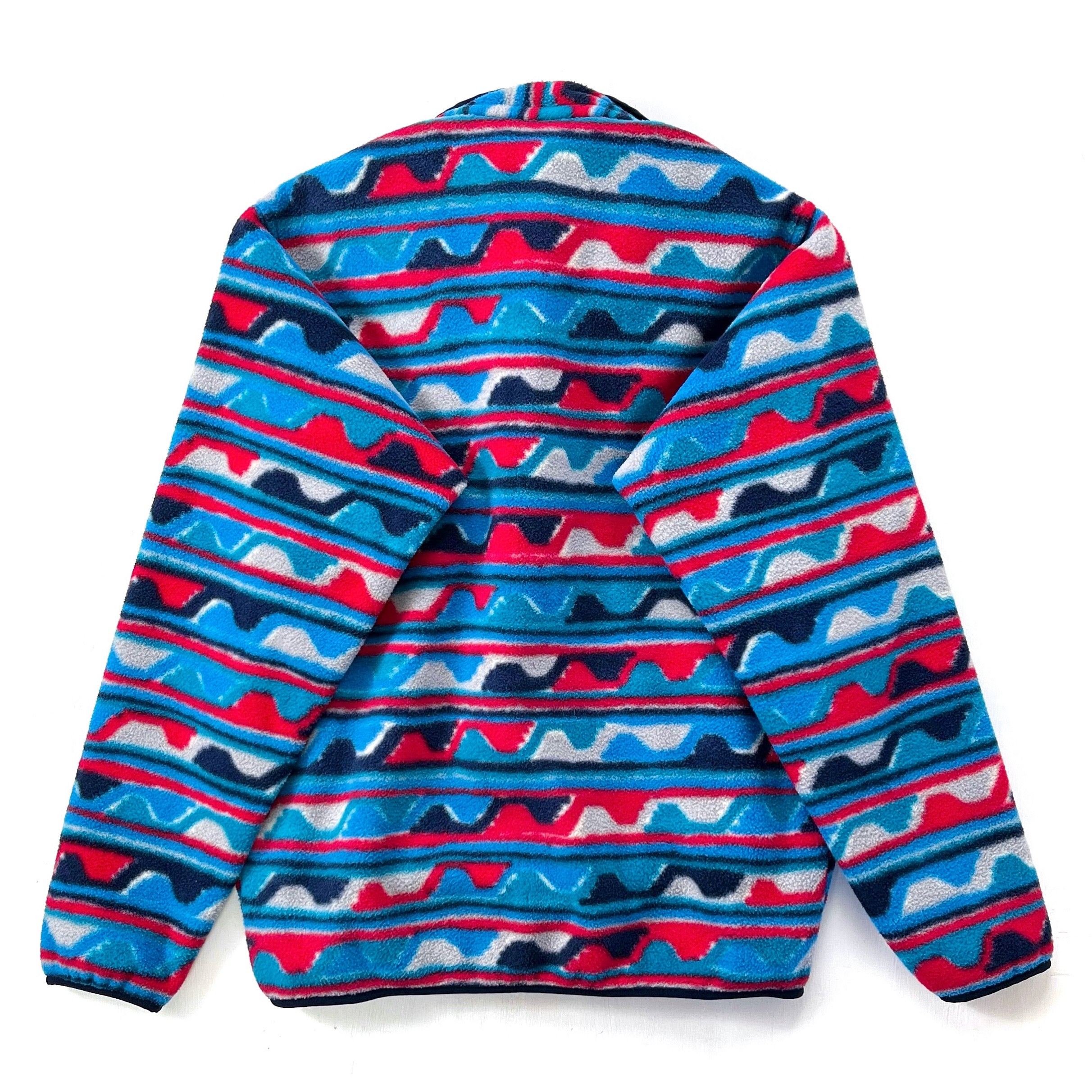 2016 Patagonia Printed Synchilla Snap-T, Delta: Navy Blue (S)