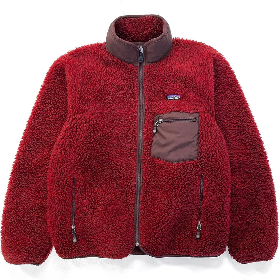 2004 Patagonia “Deep Pile” Classic Retro Cardigan, Chili Heather (M)